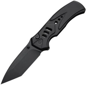 WE240941 We Knife Co Zentron Button Lock Folding Knife M390 Tanto Black
