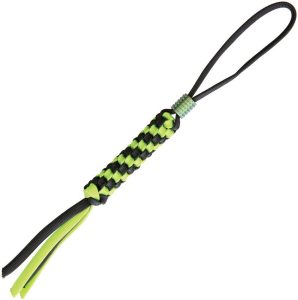 WEA01A We Knife Co Ltd Paracord Lanyard - Black & Green