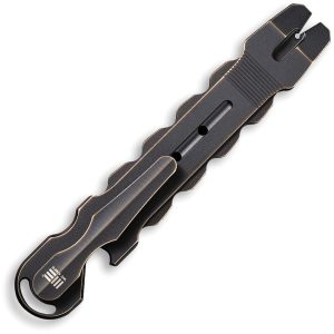 We Knife Co Gesila Prybar Tool Bronze Titanium