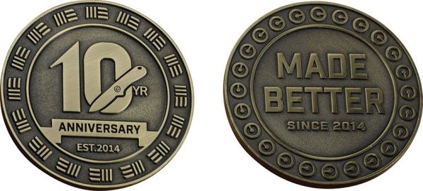 WECOIN We Knife Co 10th Anniversary Commemorative Coin