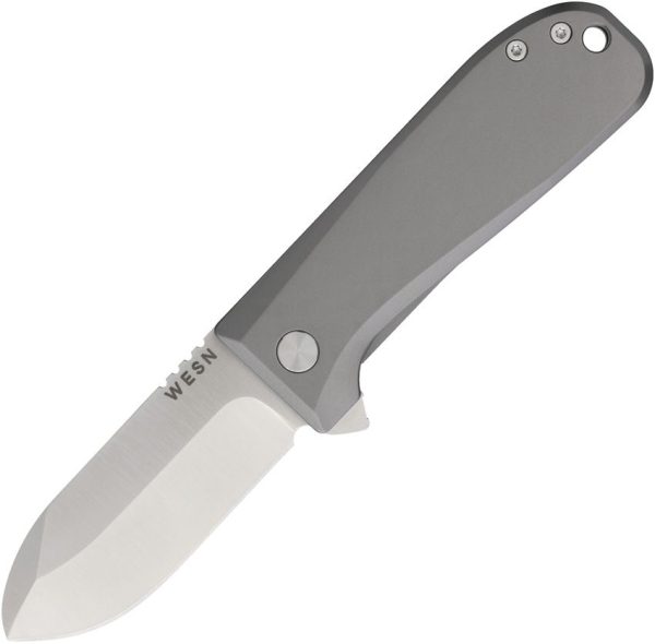 Wesn Goods Allman Framelock - Gray Titanium CPM S35VN