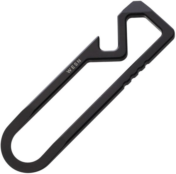 Wesn Goods Pry Tool Black - Titanium Bottle Opener