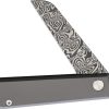 Wesn Goods Samla Folder Titanium Damascus 2.5 Inch Blade