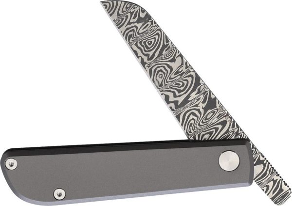 Wesn Goods Samla Folder Titanium Damascus
