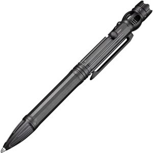 We Knife Co Baculus Spinner Titanium Tactical Pen Black