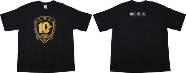 We Knife Co Ltd T-Shirt 3XL Black Gold Logo