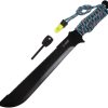 UST Paracuda Pro 11" Sawback Machete with Fire Starter