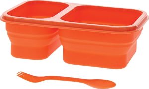 UST Flexware Mess Kit Orange - Collapsible Camping