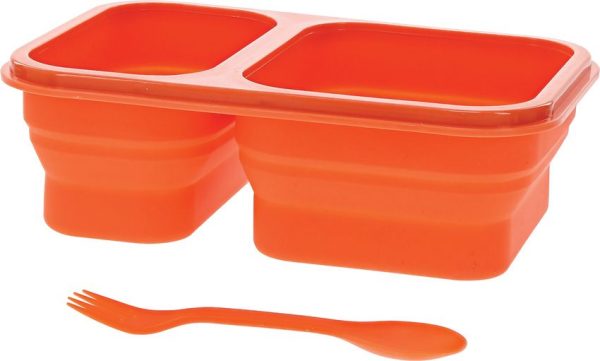 WG26281 UST Flexware Mess Kit Orange - Collapsible Camping