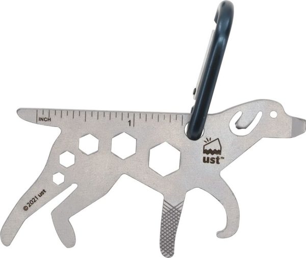 UST Tool-A-Long Multi-Tool - Stainless Dog Keychain