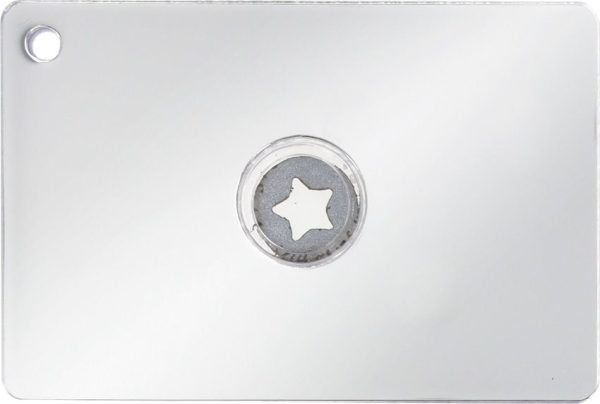 WG26366 UST Star Flash Signal Mirror - 2x1.5 inches Polycarbonate