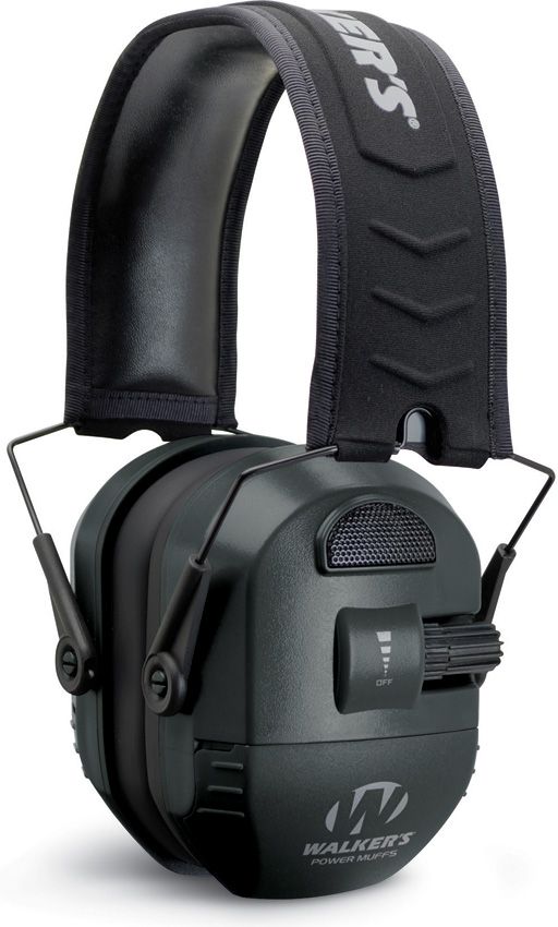 Walker's Ultimate Power Muffs Black 26dB NRR Hearing Protection