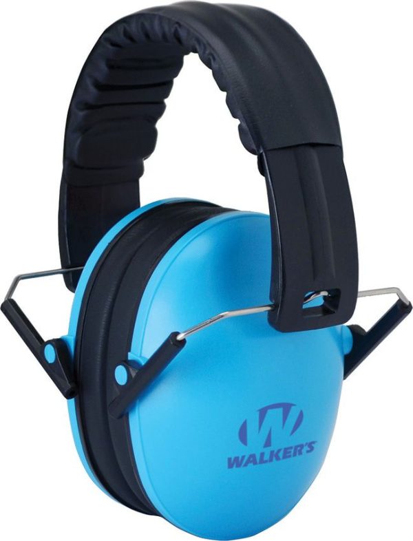 Walker's Folding Kid Muff Blue - Children's Earmuffs