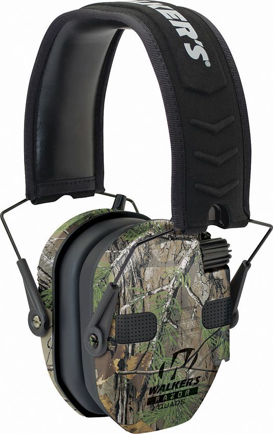 Walker's Razor Slim Electronic Muffs Camo 23dB NRR