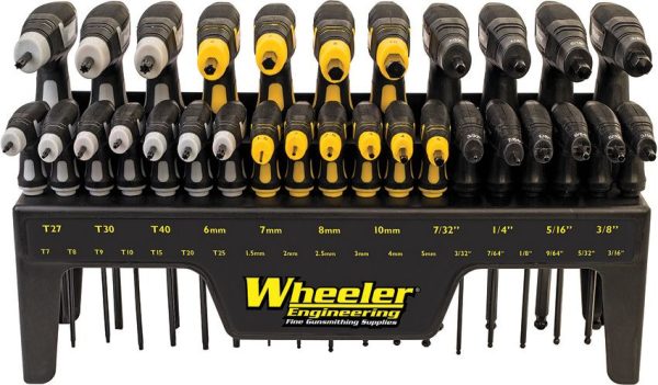 Wheeler 30 Piece P-Handle Driver Set Hex Torx SAE Metric