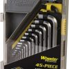 Wheeler 45-Piece Hex and Torx Key Set with Storage Case