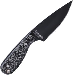 Whiteknuckler Classic M3 Argento - Black Aluminum Handle