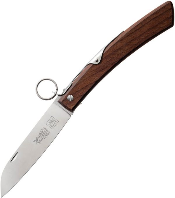 Windmuhlenmesser IBEX Ratchet Lock Folding Knife Brown Beech