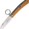 Windmuhlenmesser IBEX 80mm Ratchet Lock Folding Knife 3.5" Sheepsfoot Blade Olive Wood