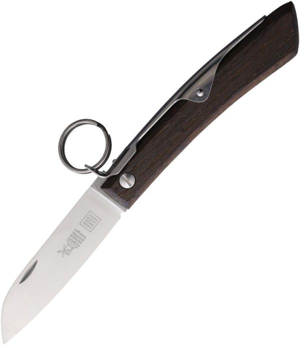 Windmuhlenmesser IBEX 80mm Folding Knife Ratchet Lock Oak