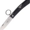 Windmuhlenmesser IBEX 80mm Folding Knife 3.5" Sheepsfoot Ratchet Lock Black