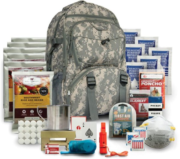 Wise Company Five Day Survival Pack Camo Emergency Kit 64pc