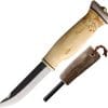 Wood Jewel 8" Fixed Blade Knife w/ Fire Starter & Sheath