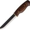 Wood Jewel Bearleuku Fixed Blade Knife 5.75" Carbon Steel