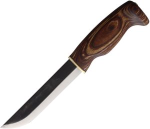 Wood Jewel Bearleuku Fixed Blade Knife 5.75" Carbon Steel