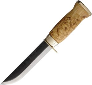 Wood Jewel Bearleuku Fixed Blade Carbon Steel Curly Birch