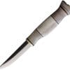 Wood Jewel Fixed Blade Knife 3.38" Carbon Steel Reindeer Horn