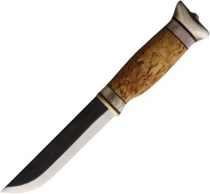 Wood Jewel Reindeer Herder's Fixed Blade Knife Carbon Steel 5in