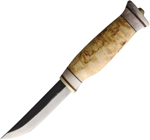 Wood Jewel Vuolu Fixed Blade Carbon Steel Knife Birch Handle