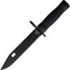 Waffentechnik B3K Combat Knife 7" Black Bowie Fixed Blade w/ Sheath