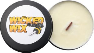 Wicked Industries Wix Creme Brulee Wood Wick Candle