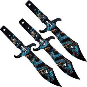 Toro Tesoro Throwing Knives Water 3Cr13 Stainless Set of 3