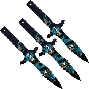 Toro Knives Grito Throwing Knives Water 3Cr13 Set of 3