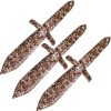 WKTL137 World Knife Throwing League Highlander Throwing Knife 4" 3Cr13 Camo