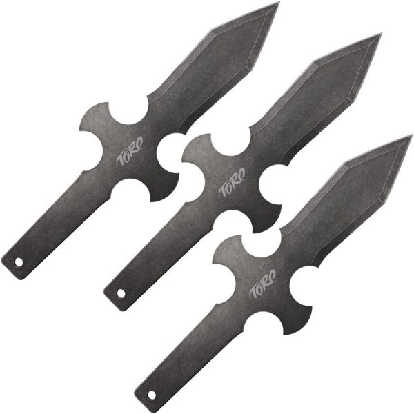 Toro Knives Muerto Throwing Knife Set 3Cr13 Stainless 3pc