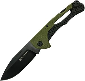 Willumsen Copenhagen Cobra Ace Olive Drape Folding Knife