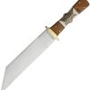 Westmark Seax Fixed Blade Knife 8.5" Stainless Rosewood/Stag w/ Sheath