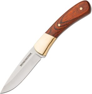 WN6220015W Winchester Fixed Blade - Brown Wood Handle