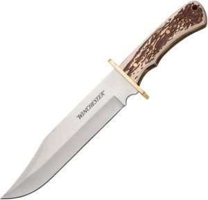 Winchester XL Stag Bowie - Imitation Stag Handle