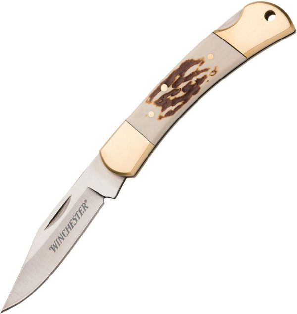 Winchester Small Stag Lockback 2.5in Folding