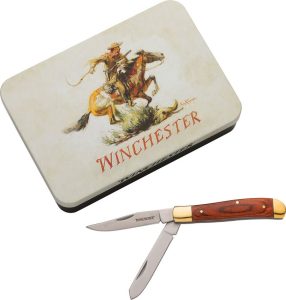 Winchester Trapper Brown Wood with Gift Tin