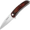WONITAC Linerlock Folding Knife 3" 14C28N Sandalwood Red