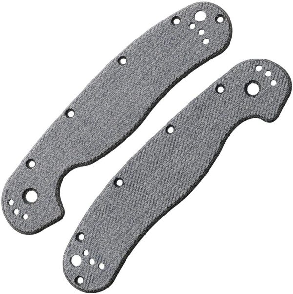 Way of Knife RAT 1 Scale Blue Denim Micarta Replacement