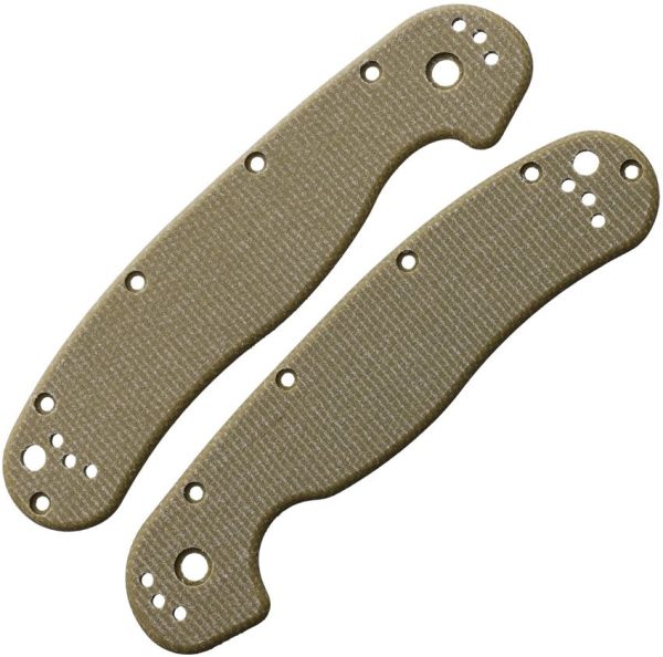 Way of Knife RAT 1 Scale OD Green Micarta Replacement