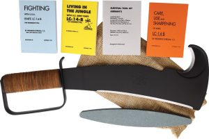 Woodman's Pal Premium 10.5" 1075HC Fixed Blade Knife USA