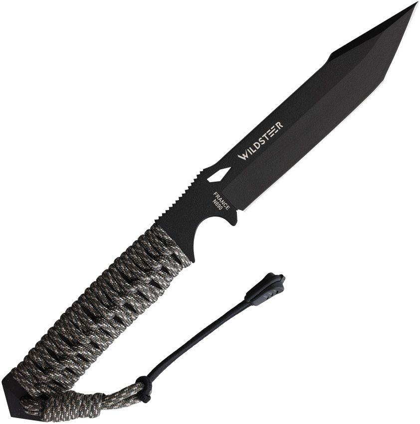 WildSteer Centurion-K Fixed Blade Knife 4.75" N690 Tanto Camo